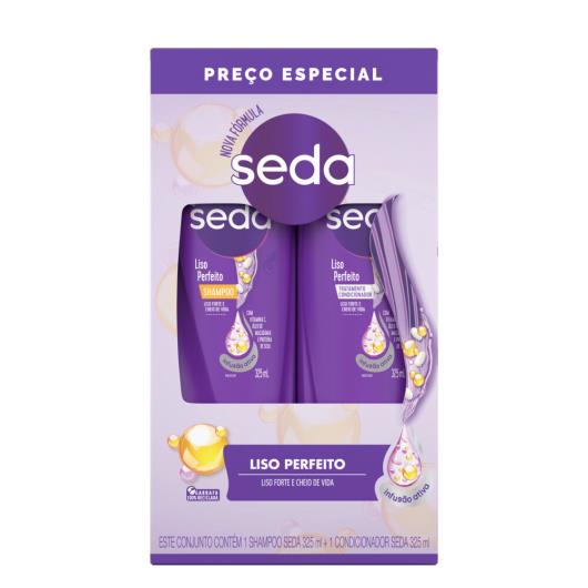 Shampoo + Condicionador Seda Liso Perfeito 325ml - Imagem em destaque