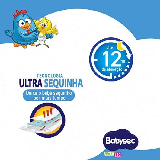 Fralda Babysec Ultrasec Galinha Pintadinha Azul M 38 unidades - Imagem em destaque