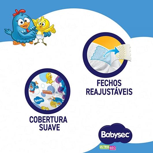 Fralda Babysec Ultrasec Galinha Pintadinha XG 30 unidades - Imagem em destaque