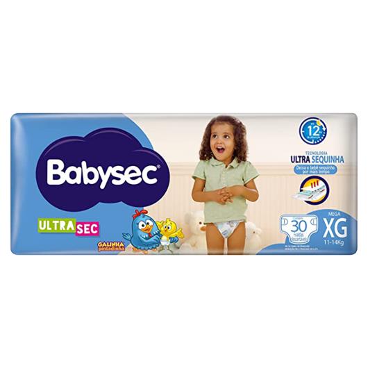 Fralda Babysec Ultrasec Galinha Pintadinha XG 30 unidades - Imagem em destaque