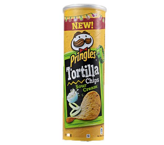 Salgadinho Pringles Tortilla Creme Cebola 180g - Imagem em destaque