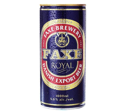 Cerveja Faxe Royal Export lata 1L - Imagem em destaque