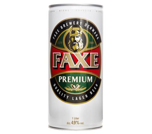 Cerveja Faxe Premium lata 1L - Imagem em destaque