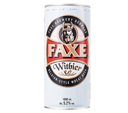 Cerveja Faxe Witbier lata 1L - Imagem em destaque