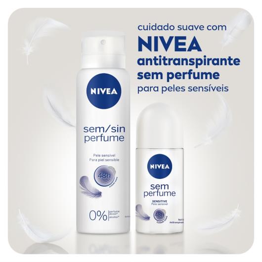 Desodorante Nivea Aerossol Sem Perfume Sensitive 150ml - Imagem em destaque