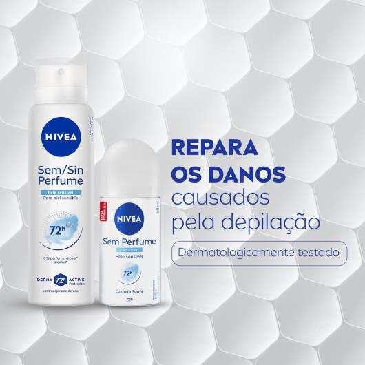 Desodorante Nivea Aerossol Sem Perfume Sensitive 150ml - Imagem em destaque