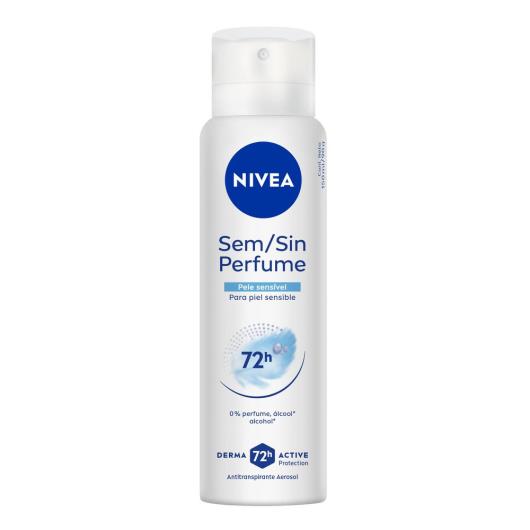 Desodorante Nivea Aerossol Sem Perfume Sensitive 150ml - Imagem em destaque