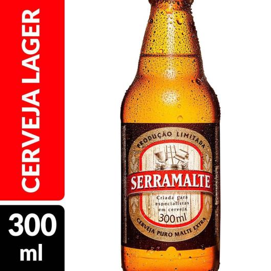 Cerveja Serramalte Puro Malte Extra 300ml Long Neck - Imagem em destaque