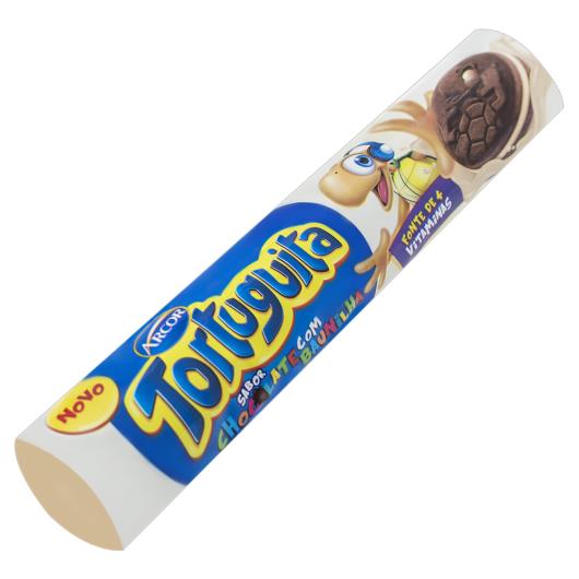Biscoito de Chocolate com Recheio Baunilha Arcor Tortuguita Pacote 130g - Imagem em destaque