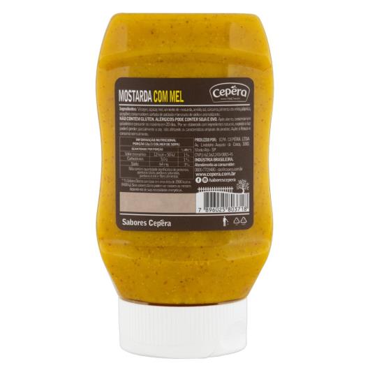 Mostarda com Mel Sabores Cepêra Squeeze 400g - Imagem em destaque