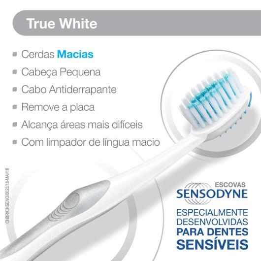Escova Dental SENSODYNE True White Macia - Imagem em destaque