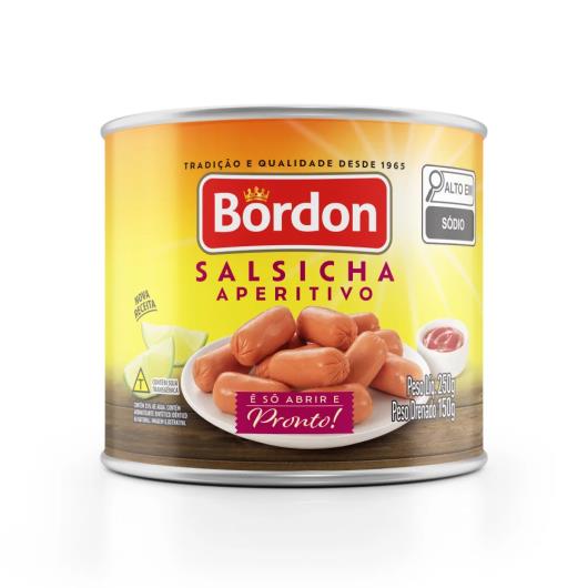 Salsicha Bordon Aperitivo 150g - Imagem em destaque
