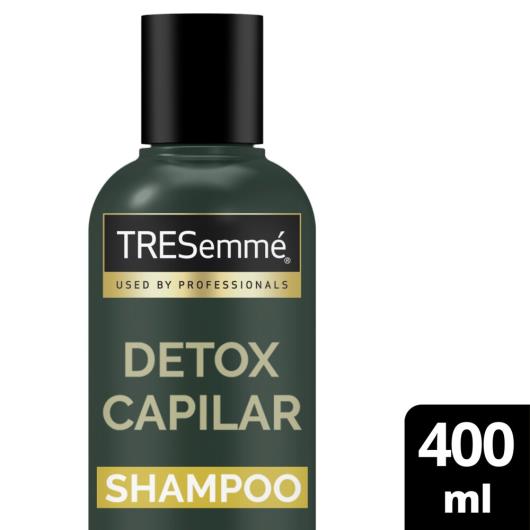 Shampoo TRESemmé Detox Capilar cabelos purificados e nutridos 400ml - Imagem em destaque