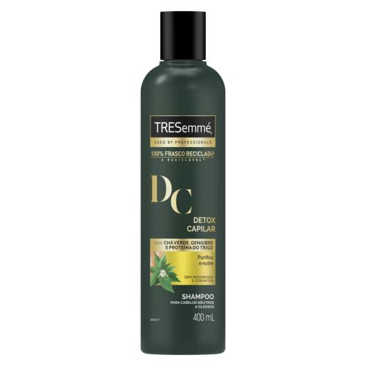 Shampoo TRESemmé Detox Capilar cabelos purificados e nutridos 400ml - Imagem em destaque