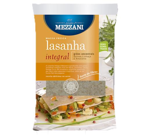 Massa Mezzani Lasanha Integral 400g - Imagem em destaque