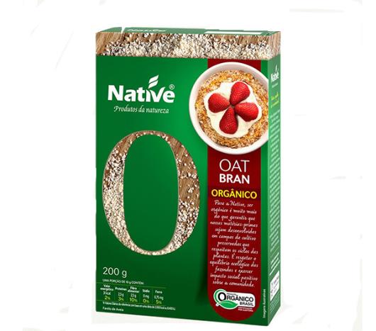 Farelo Aveia Native Orgânico Oat Bran 200g - Imagem em destaque