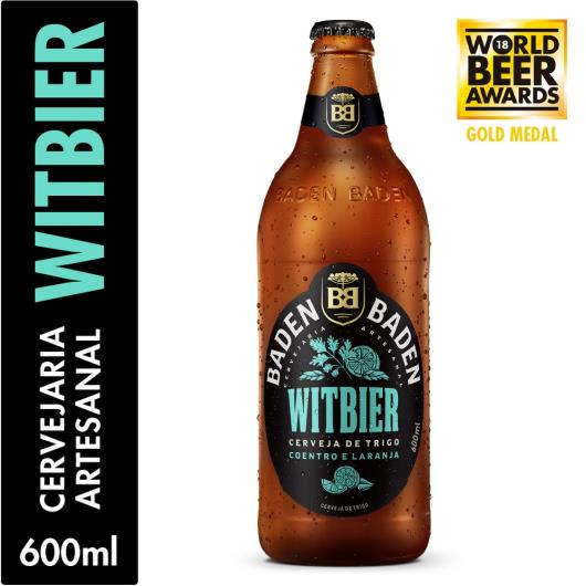 Cerveja Baden Baden Witbier Garrafa 600ml - Imagem em destaque