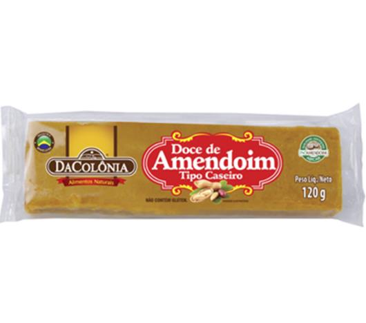 Doce Amendoim Dacolonia Tipo Caseiro 120g - Imagem em destaque