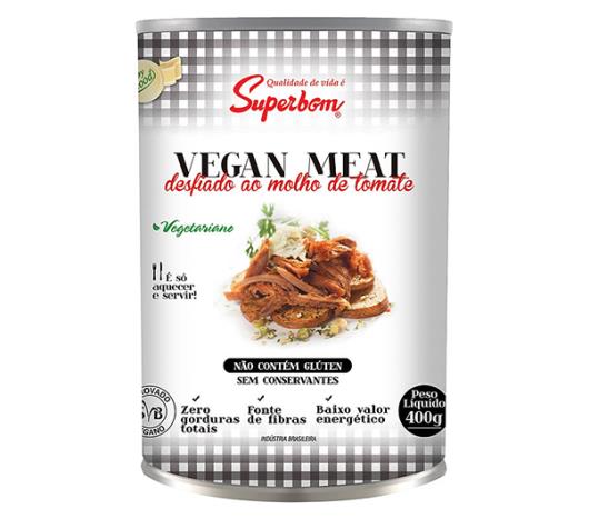 Vegan Meat Superbom Desfiado Vegetariano 400g - Imagem em destaque