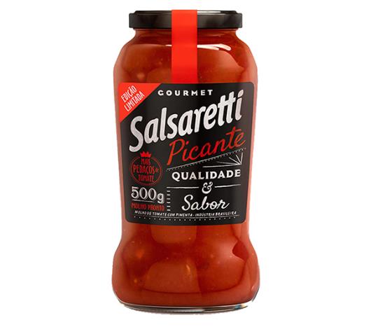 Molho Salsaretti Tomate Picante vidro 500g - Imagem em destaque