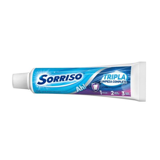Creme Dental Tripla Limpeza Completa Sorriso 70g - Imagem em destaque