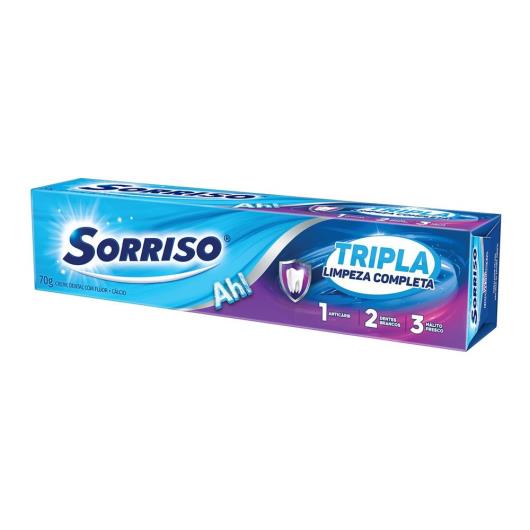 Creme Dental Tripla Limpeza Completa Sorriso 70g - Imagem em destaque