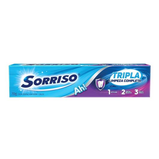 Creme Dental Tripla Limpeza Completa Sorriso 70g - Imagem em destaque