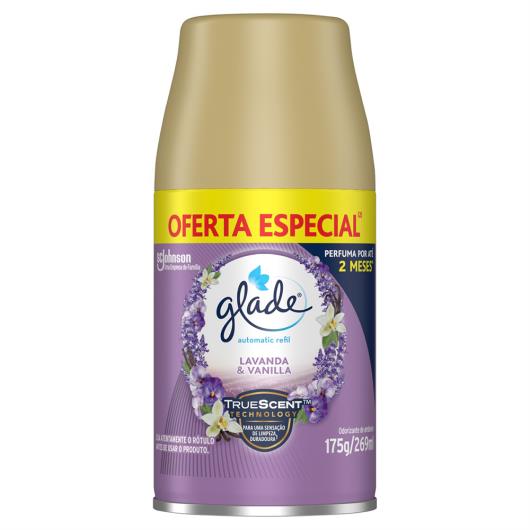 Desodorizador GLADE Automatic Spray Refil Lavanda &amp; Baunilha 269ml Oferta Especial - Imagem em destaque