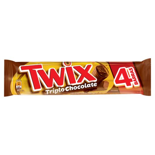 Bombom Triplo Chocolate Twix Pacote 80g 4 Unidades - Imagem em destaque