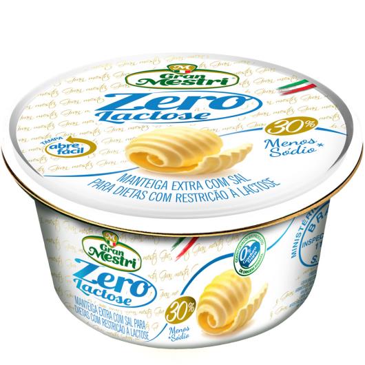 Manteiga Extra com Sal Zero Lactose Gran Mestri Lata 200g - Imagem em destaque