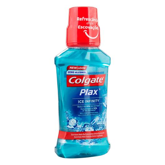 Enxaguante Bucal Zero Álcool Ice Infinity Colgate Plax Frasco 250ml - Imagem em destaque