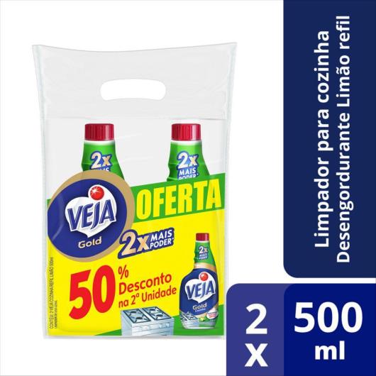 Veja Cozinha Limpador Desengordurante Refil para Pulverizador Limão 500ml 50% de desc. Na 2ª unid. - Imagem em destaque