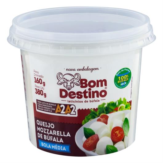 Queijo Mozzarella de Búfala Bola Média Bom Destino 380g - Imagem em destaque