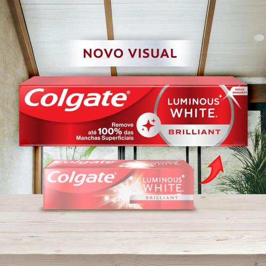 Creme Dental Clareador Colgate Luminous White Brilliant 70g - Imagem em destaque