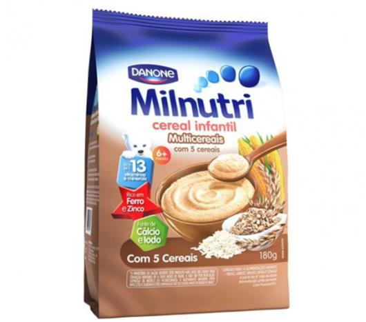 Cereal Milnutri Infantil Multicereais 180g - Imagem em destaque