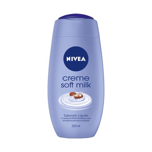 NIVEA Sabonete Líquido Nivea Creme Soft Milk Frasco 250ml - Imagem em destaque