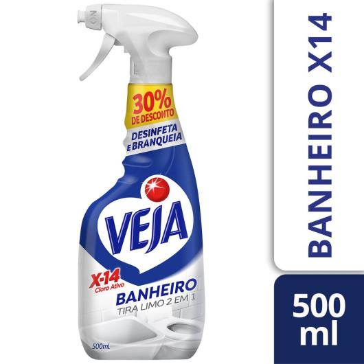 Tira Limo Veja Banheiro X14 Gatilho 500ml  30% de Desconto - Imagem em destaque