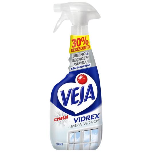 Limpa Vidros Veja Vidrex Cristal Oferta Gatilho 500ml - Imagem em destaque