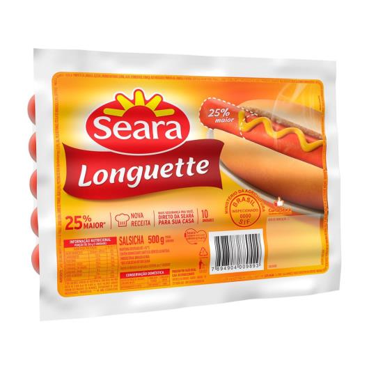 Salsicha longuette Seara 500g - Imagem em destaque