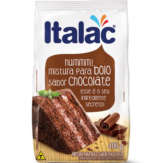 MISTURA PARA BOLO SABOR CHOCOLATE ITALAC 400g - Imagem em destaque