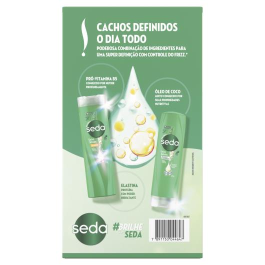 Kit Shampoo + Condicionador Seda Cachos Definidos 325ml Cada - Imagem em destaque