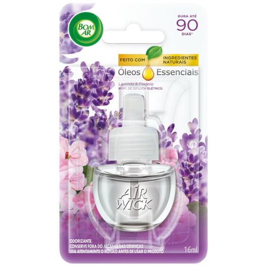 Odorizante Bom Ar Air Wick Lavanda e Gerânio refil 16ml - Imagem em destaque