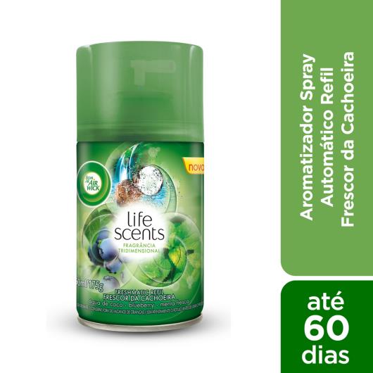 Bom Ar Air Wick Aromatizador Spray Automático Freshmatic Refil Frescor da Cachoeira 250ml - Imagem em destaque