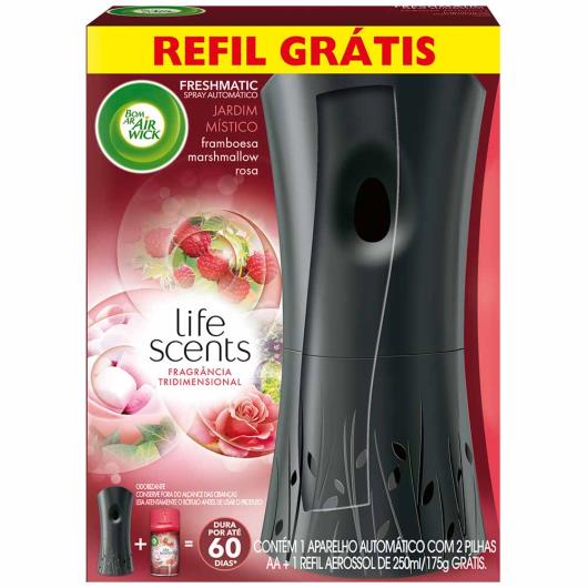 Odorizante Bom Ar Freshmatic Life Scents Jardim Místico Aparelho/Grátis Refil Unidade - Imagem em destaque