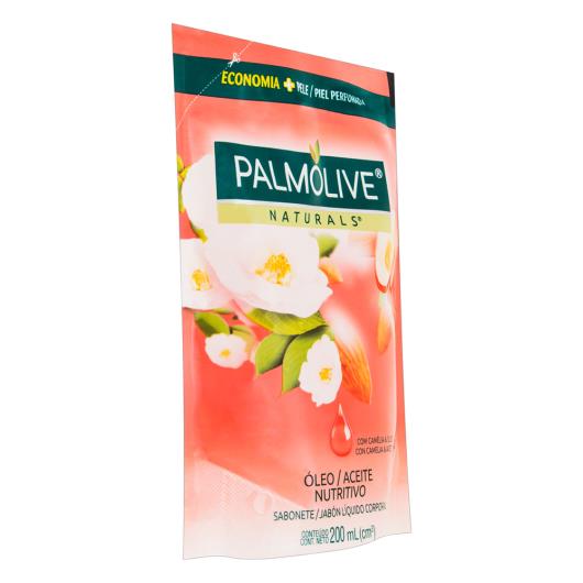 Sabonete Líquido Óleo Nutritivo Palmolive Naturals Sachê 200ml Refil - Imagem em destaque