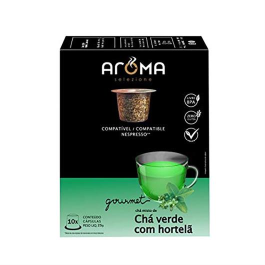 Chá Aroma Gourmet Verde com Hortelã 25g - Imagem em destaque