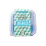 CONJUNTO POTE METODO LAR RETRO QUADRADO AZUL C/3 600ML