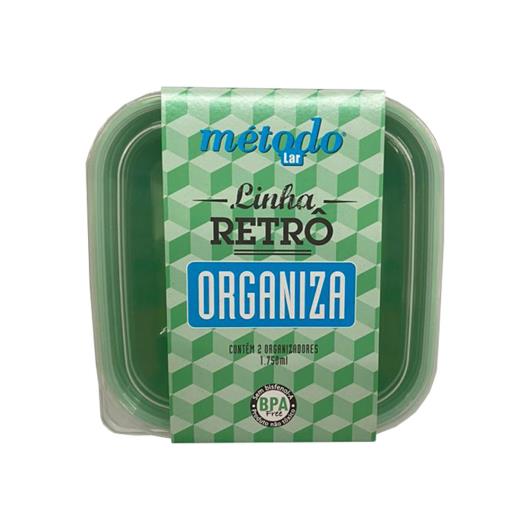 Conjunto Método Lar Pote Organizadores 1750 ML Com 2 Unidades - Imagem em destaque