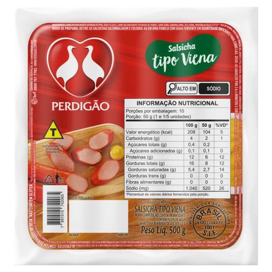 Salsicha viena 500g Perdigão - Imagem em destaque