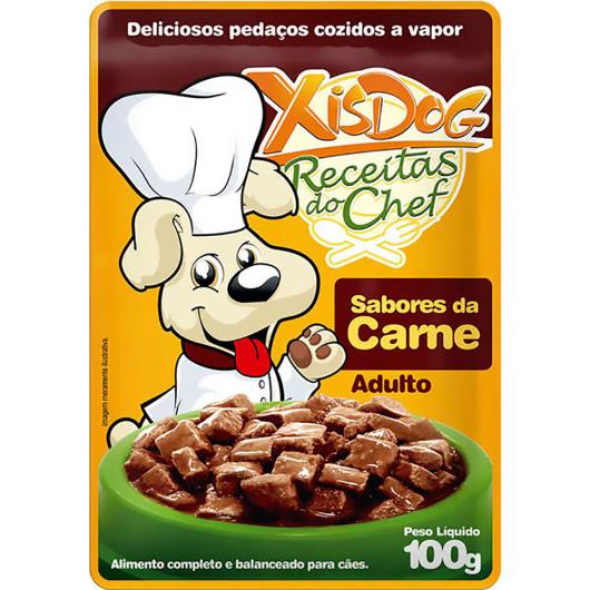 Alimentos para Cães Xisdog Adulto Carne 100g - Imagem em destaque